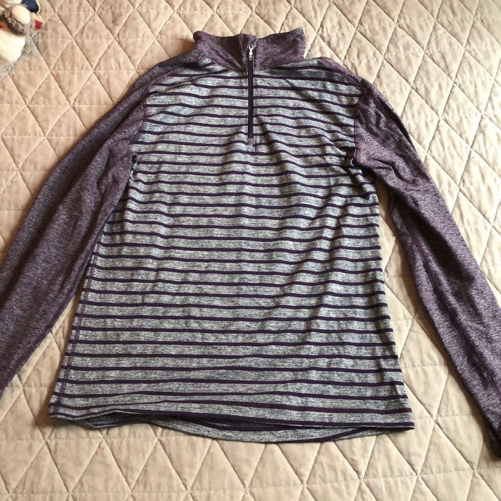 Lululemon Men’s Striped Quarter Zip